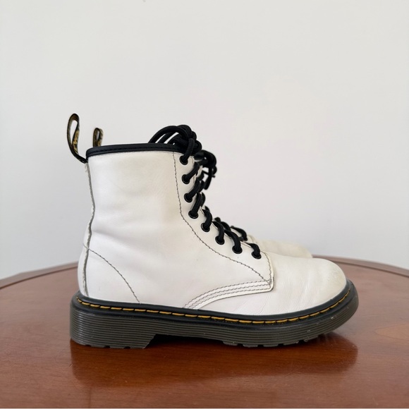 Dr. Martens Other - Dr. Martens 1460 Junior White Leather Lace Up Boots | US 1